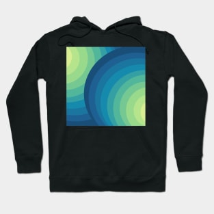 Circle gradients vibrant  -colorful Hoodie